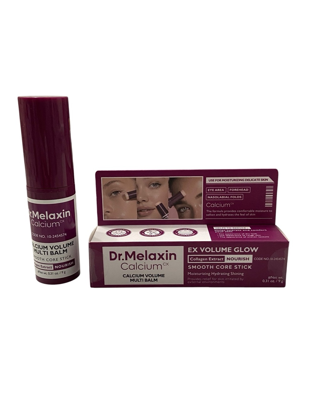 Calcium EX Volume Glow Eye Cream Stick - Deep Berry
